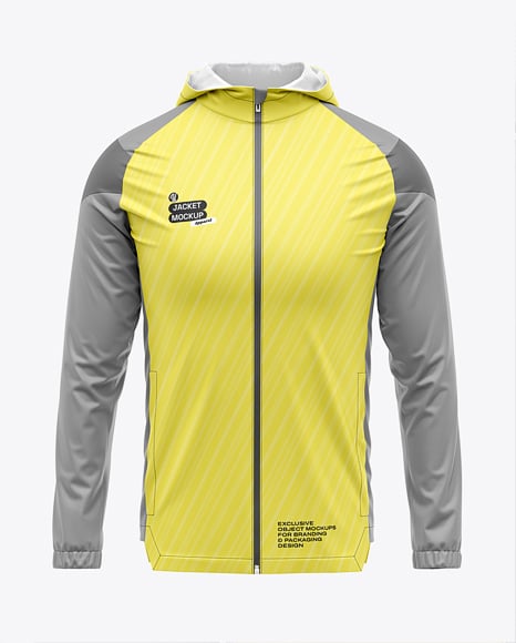 Hooded All Weather Jacket Mockup