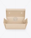 Kraft Paper Takeaway Food Box Mockup