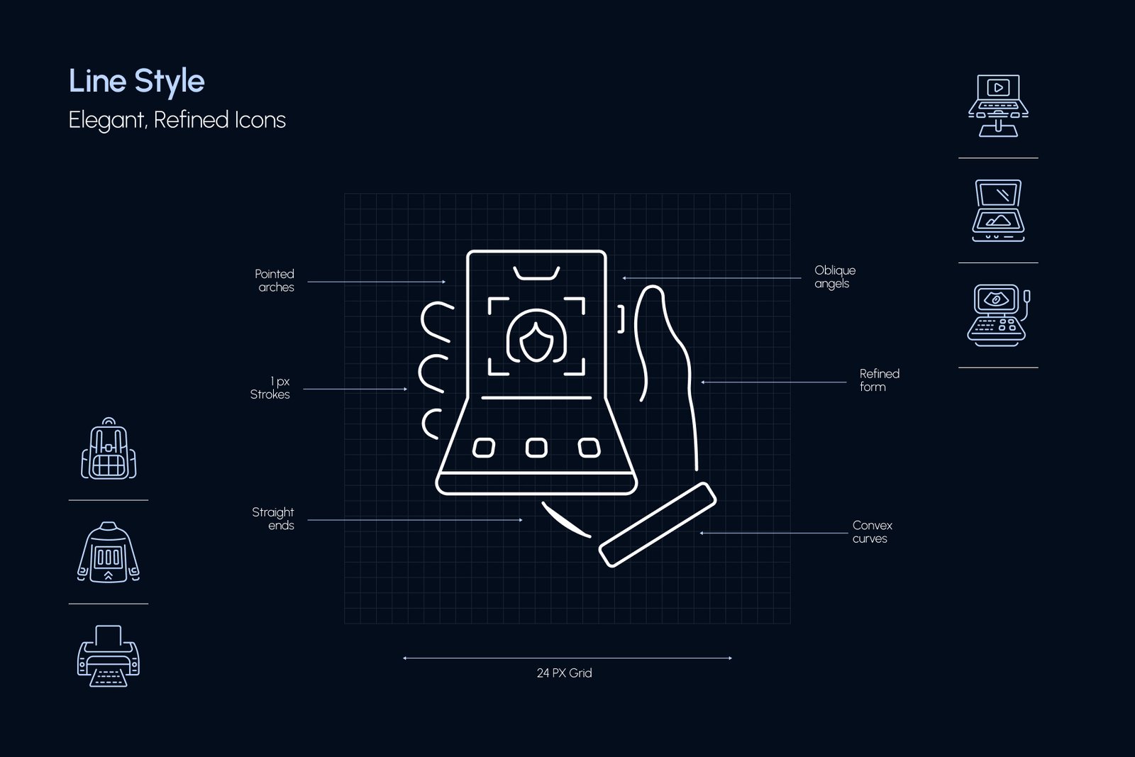 Tech Gadget Icon Set