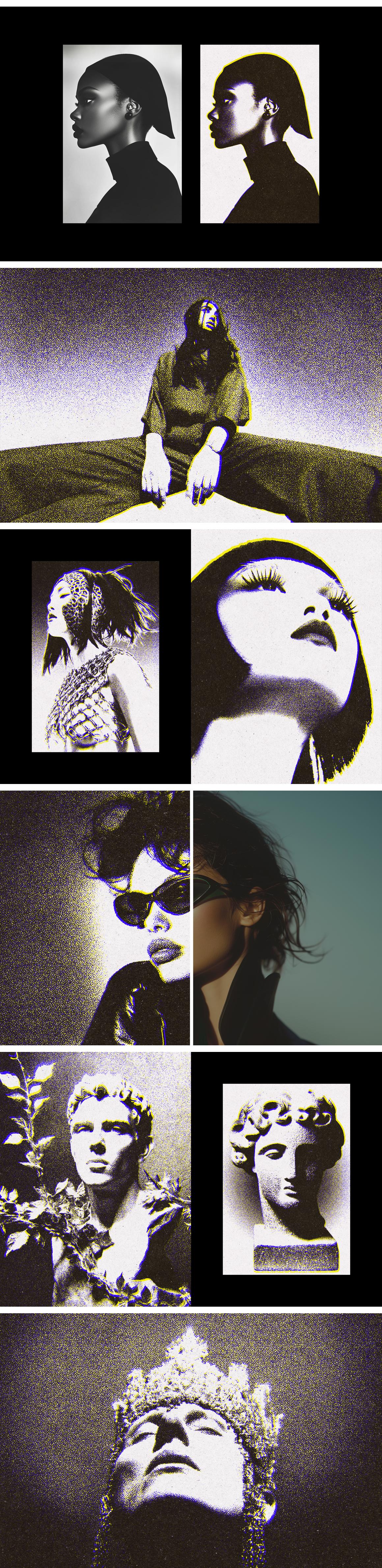 Pattern Magazine Photo Effect