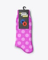 Socks with Tag Mockup