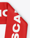 Fan Scarf Mockup - Top View