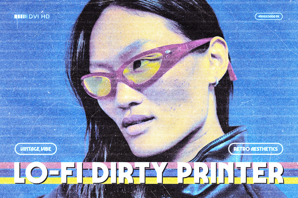 Lo-Fi Dirty Printer Effect