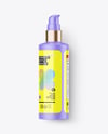 Matte Cosmetic Bottle with Pump Mockup
