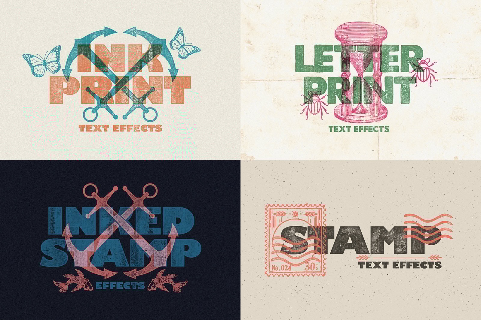 Inked Stamp Effect – 5 PSD Files