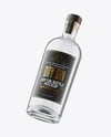 Glass Dry Gin Bottle Mockup