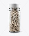 Spice Jar with Whole White Pepper Mockup