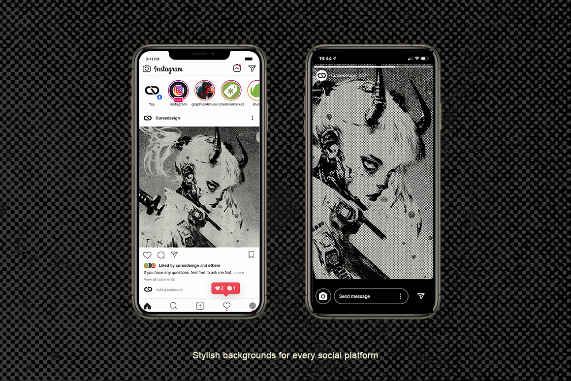 Halftone Grunge Photo Effect