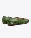 Pair of Leather Ballet Flats Mockup