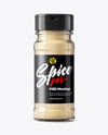 Spice Glass Jar with Garlic Powder Mockup