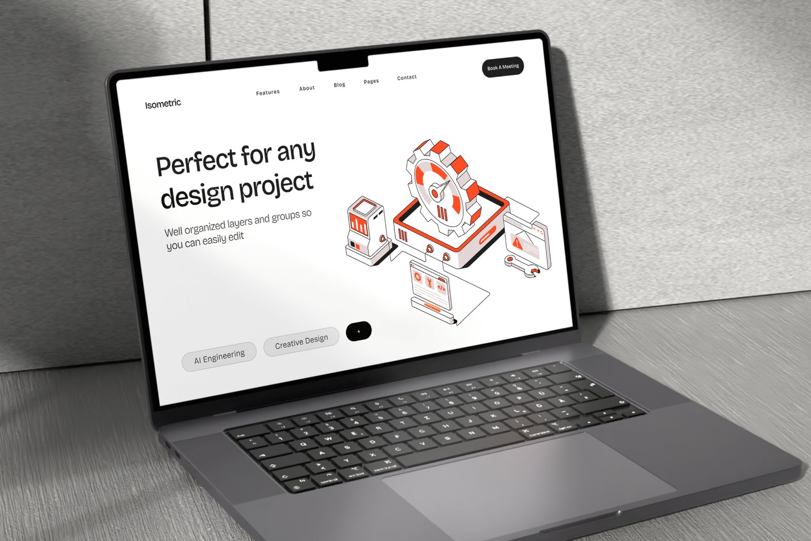 35 Cloud and Analytics Isometric