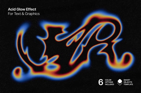 Acid Glow Text & Logo Effect - Text effect photoshop