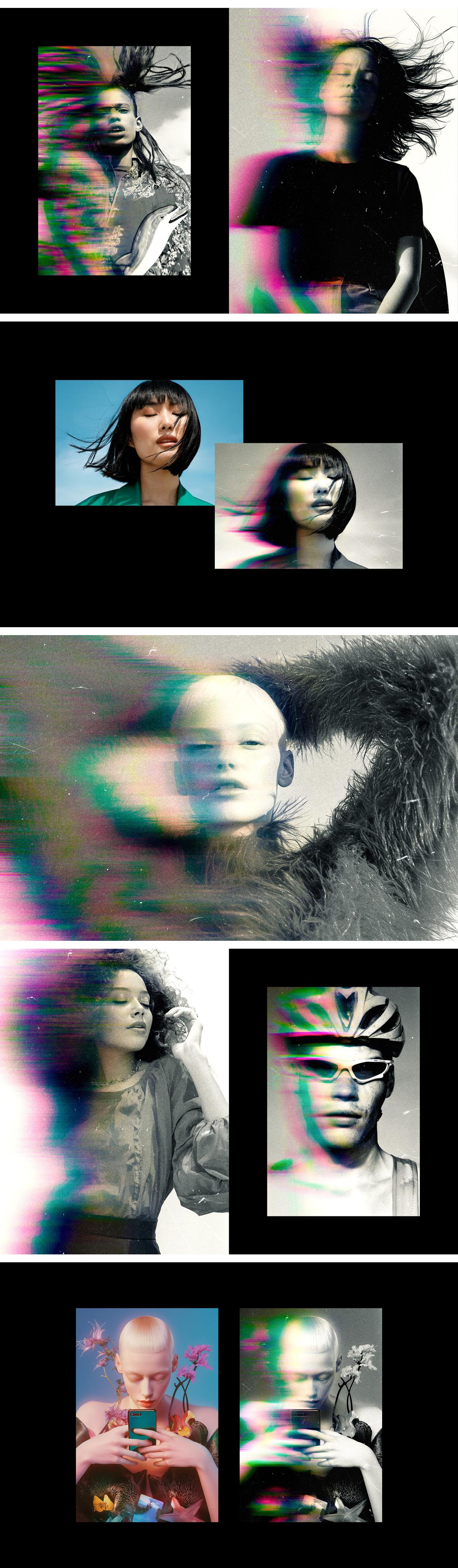 Anaglyph Blur Photo Effect