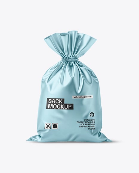 Metallic Sack Mockup - Presentation mockup