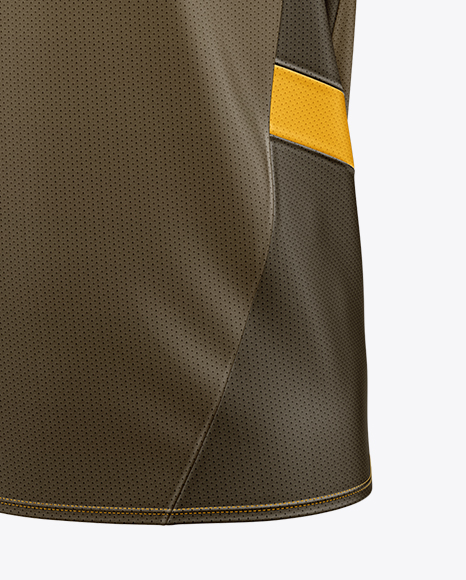 Round Collar Soccer Jersey Mockup