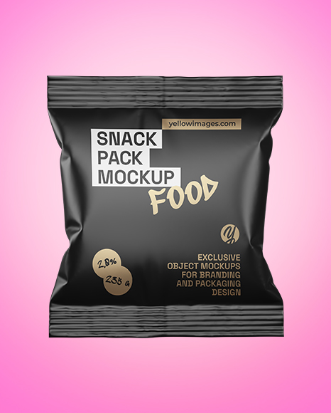 Matte Snack Pack Mockup