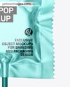 Matte Metallic Lollipop Sachet Mockup