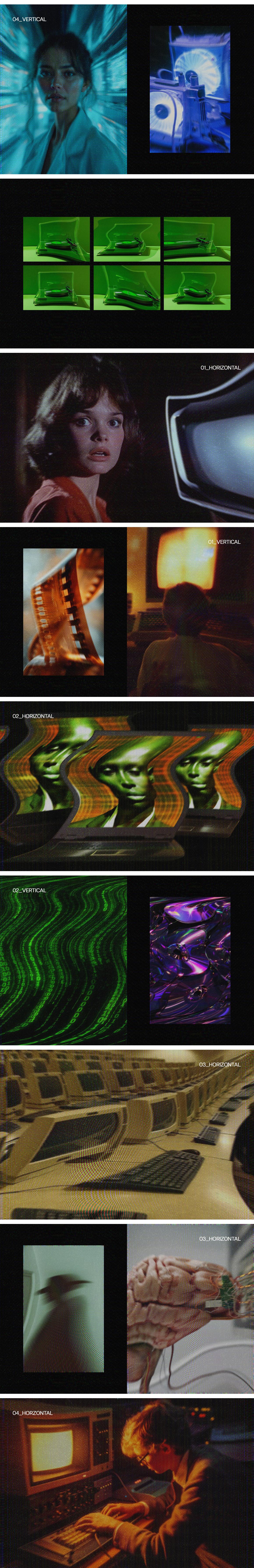 CCTV Screen Flicker Effect
