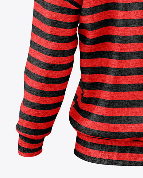 Men's Heather Hoodie Mockup - Back View