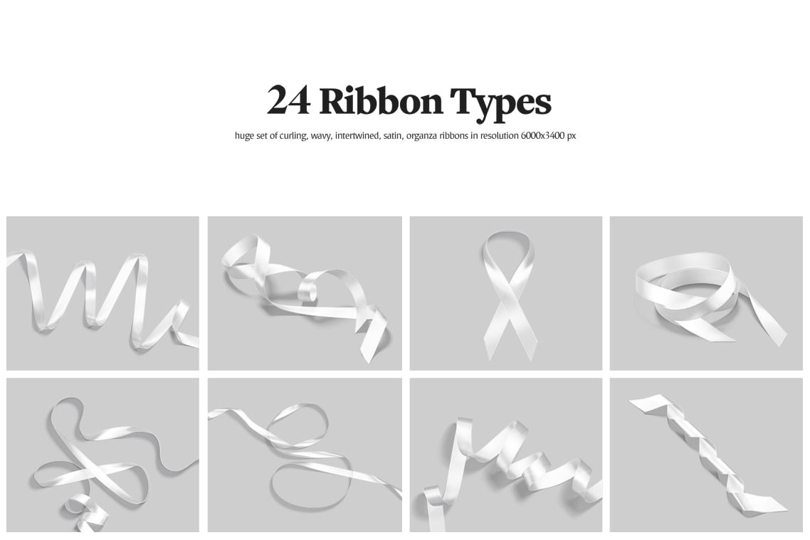 Ribbon Mockups Bundle