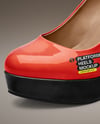 Wedge Heel Shoe Mockup