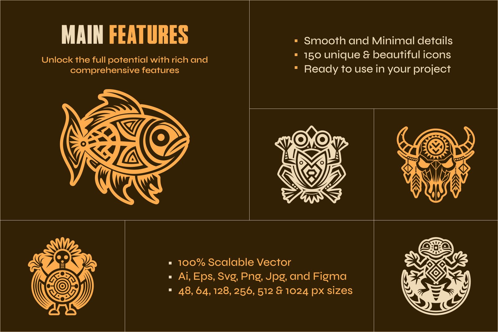Hopi Art and Symbols Set