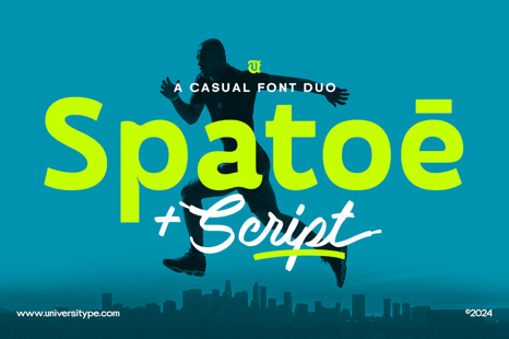 UT Spatoe - A Casual Font Duo - Expressive typography