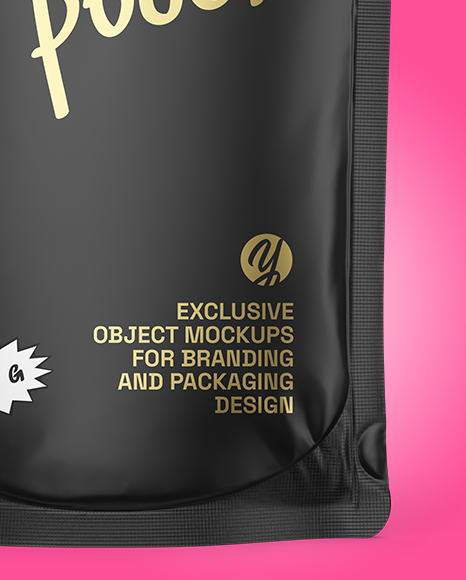 Matte Stand-up Pouch Mockup