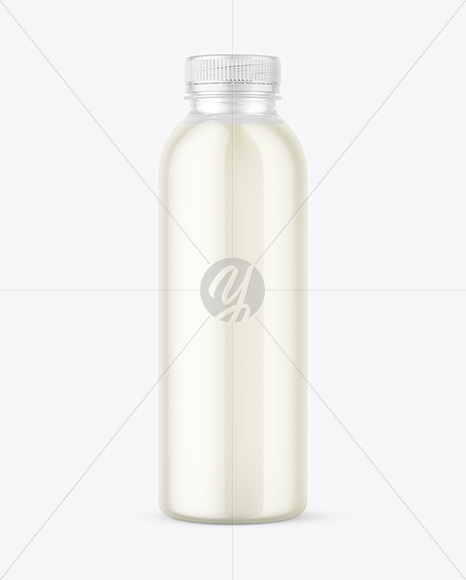 Plastic Milk Bottle Mockup