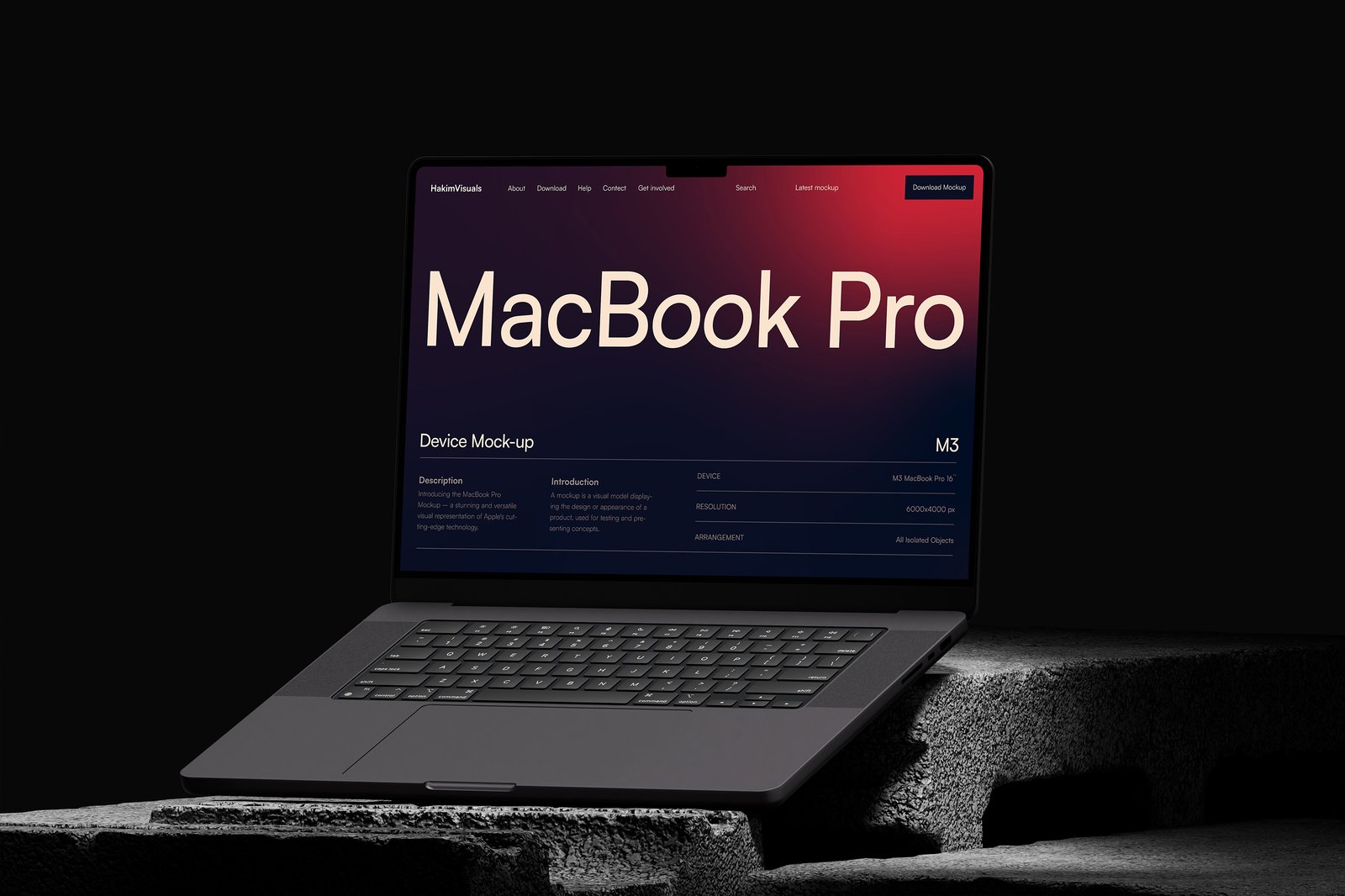 MacBook Pro M3 Mockup