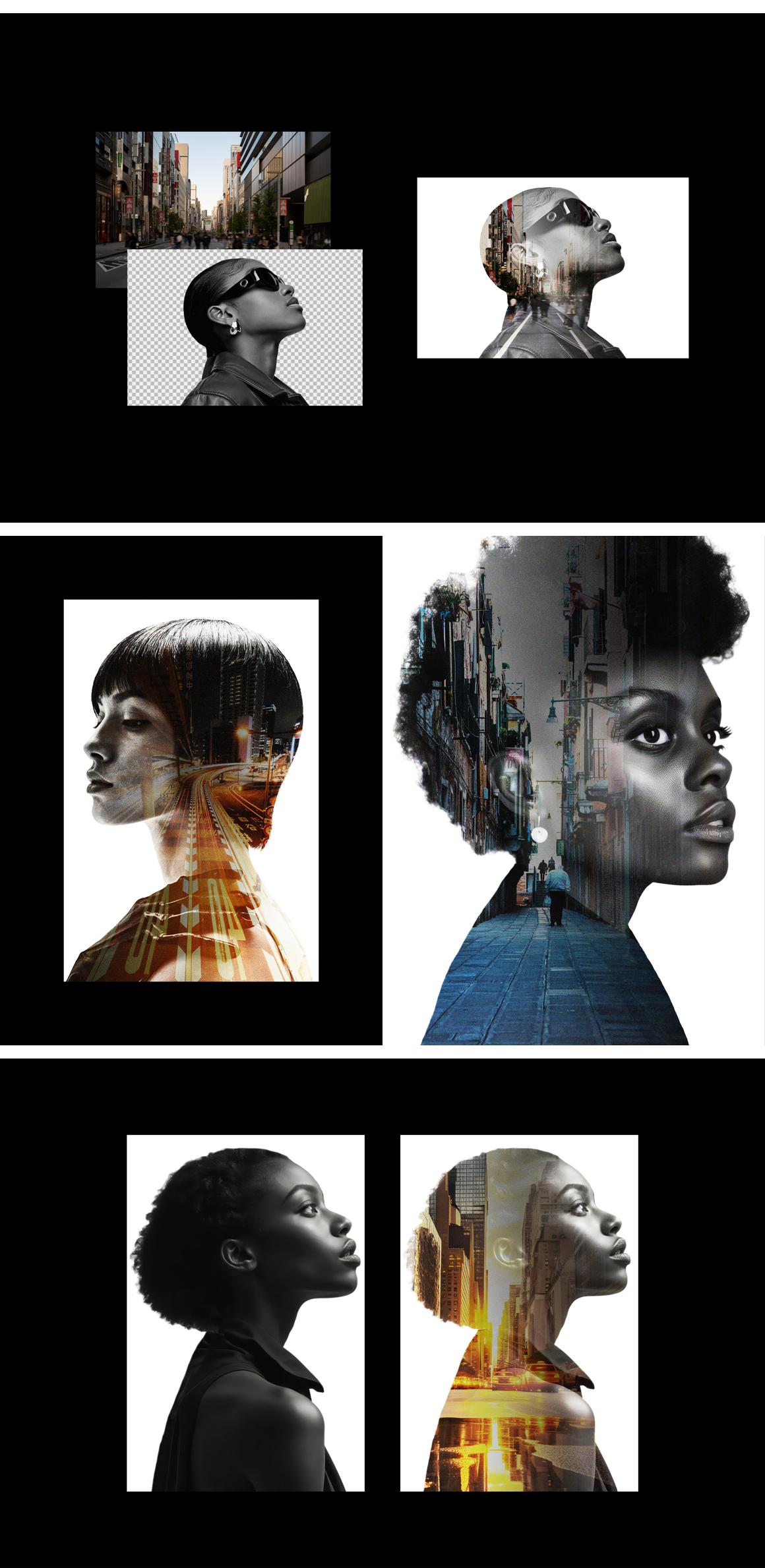 Double Exposure Photo Effect