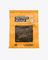 Paper Pouch w/ Dry Black Tea Mockup