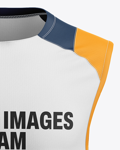 Training Sleeveless Kit Mockup - Front View