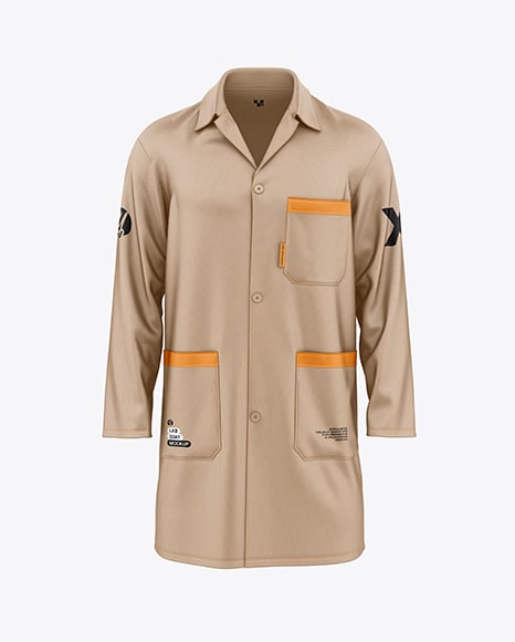 Lab Coat Mockup - Front View - Apparel mockups