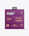 Kraft Paper Box w/ Hang Tab Mockup