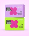 Two Yoga Blocks Mockup
