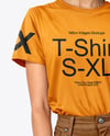 Young Woman Wearing Witch Hat, T-shirt & Pants Mockup