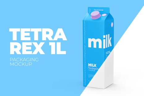 Tetra Rex 1000ml Mockup - Packaging Mockups