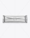 Glossy Metallic Snack Package Mockup