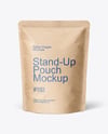 Kraft Stand-up Pouch Mockup