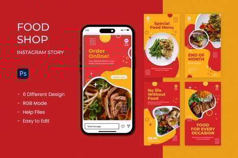 Special Food Instagram Story Template - Social Media Templates