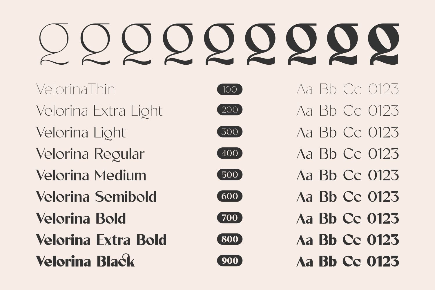 Velorina - Elegance Minimalist Font