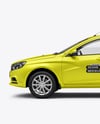 Sedan Mockup - Side View