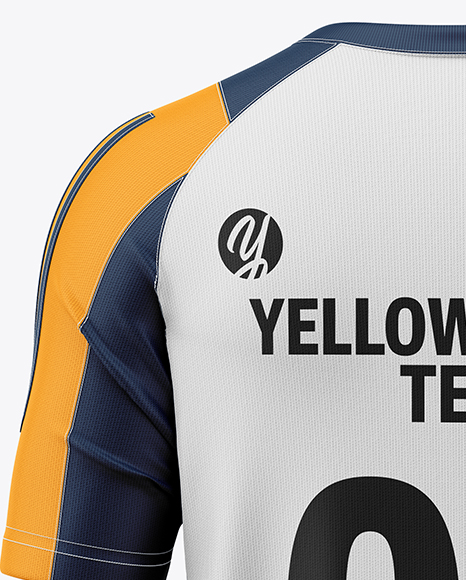 Training Short Sleeve Jersey Mockup - Back View