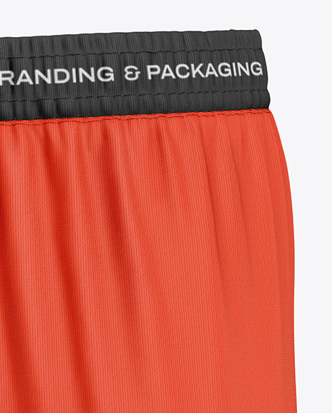 Men’s Sports Shorts Mockup – Half Side View