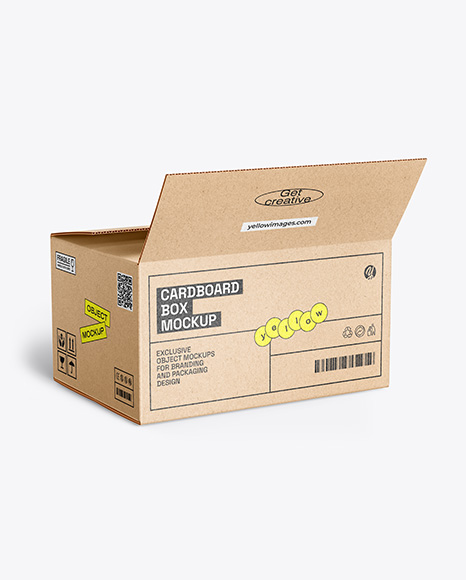 Kraft Paper Box Mockup