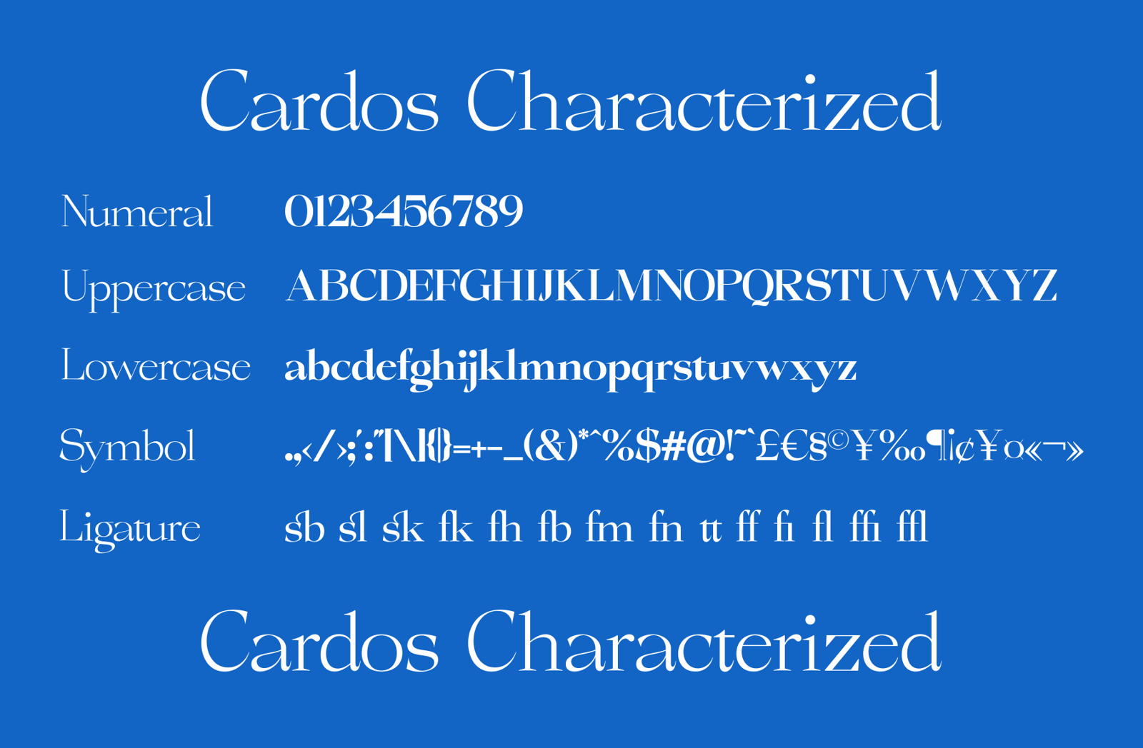 Cardos Font
