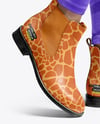 Chelsea Boots on Woman's Legs with Leggins Mockup