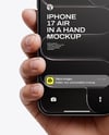 iPhone 17 Air Space Black in a Hand Mockup