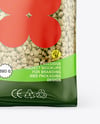 Package with Green Buckwheat Mockup